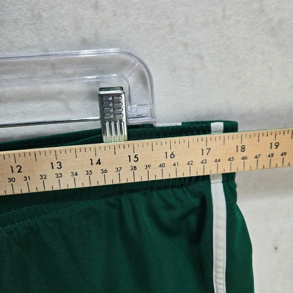 Adidas Athletic Shorts Size Medium Green Performance Mesh Soccer Training #1620